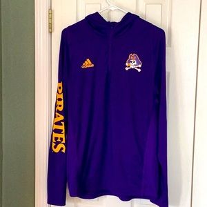 ADIDAS EAST CAROLINA PIRATES ECU NCAA LIGHTWEIGHT DRI FIT Medium